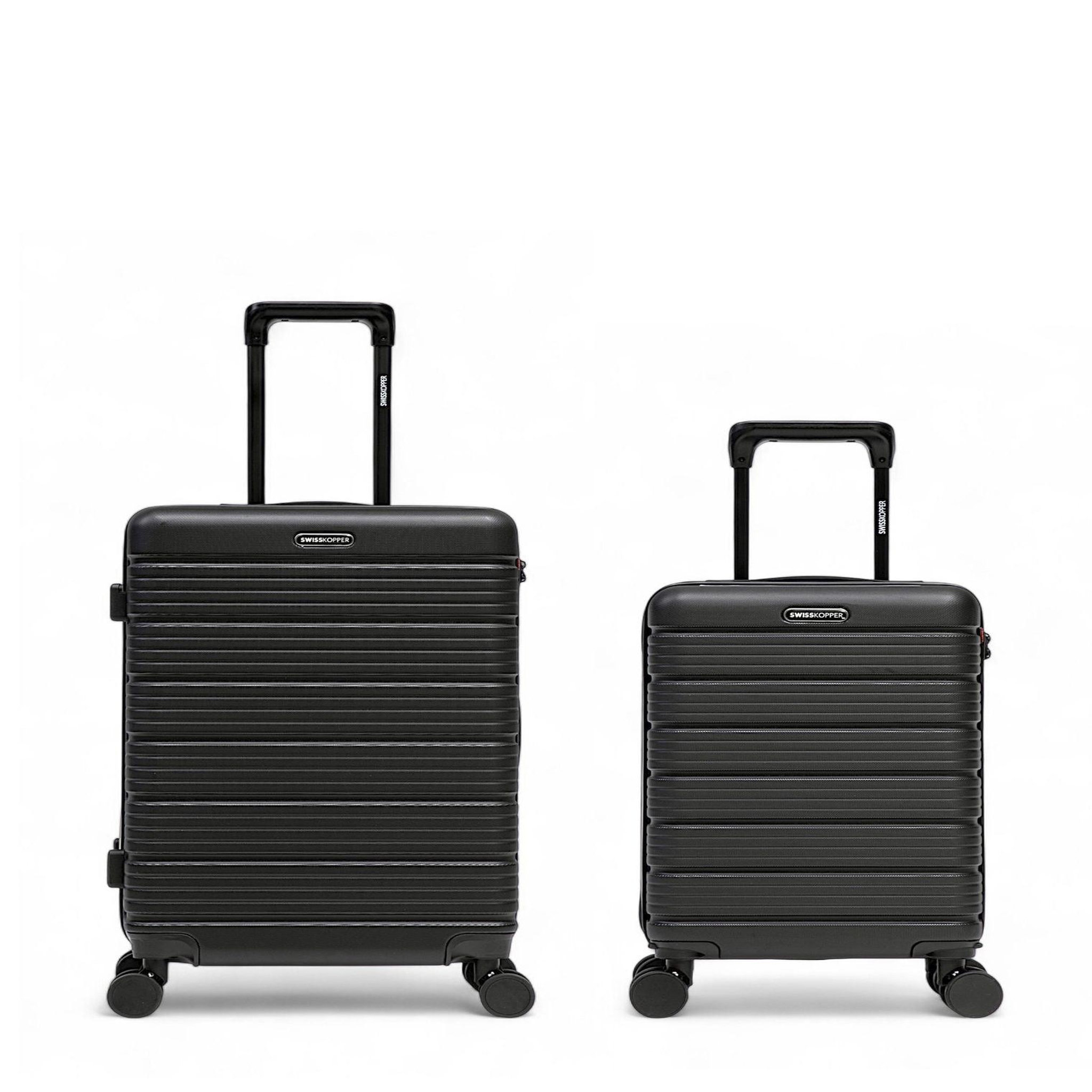 SWISS KOPPER Lot de 2 Valises Rigides Taille Moyenne et Cabine XS LUGANO