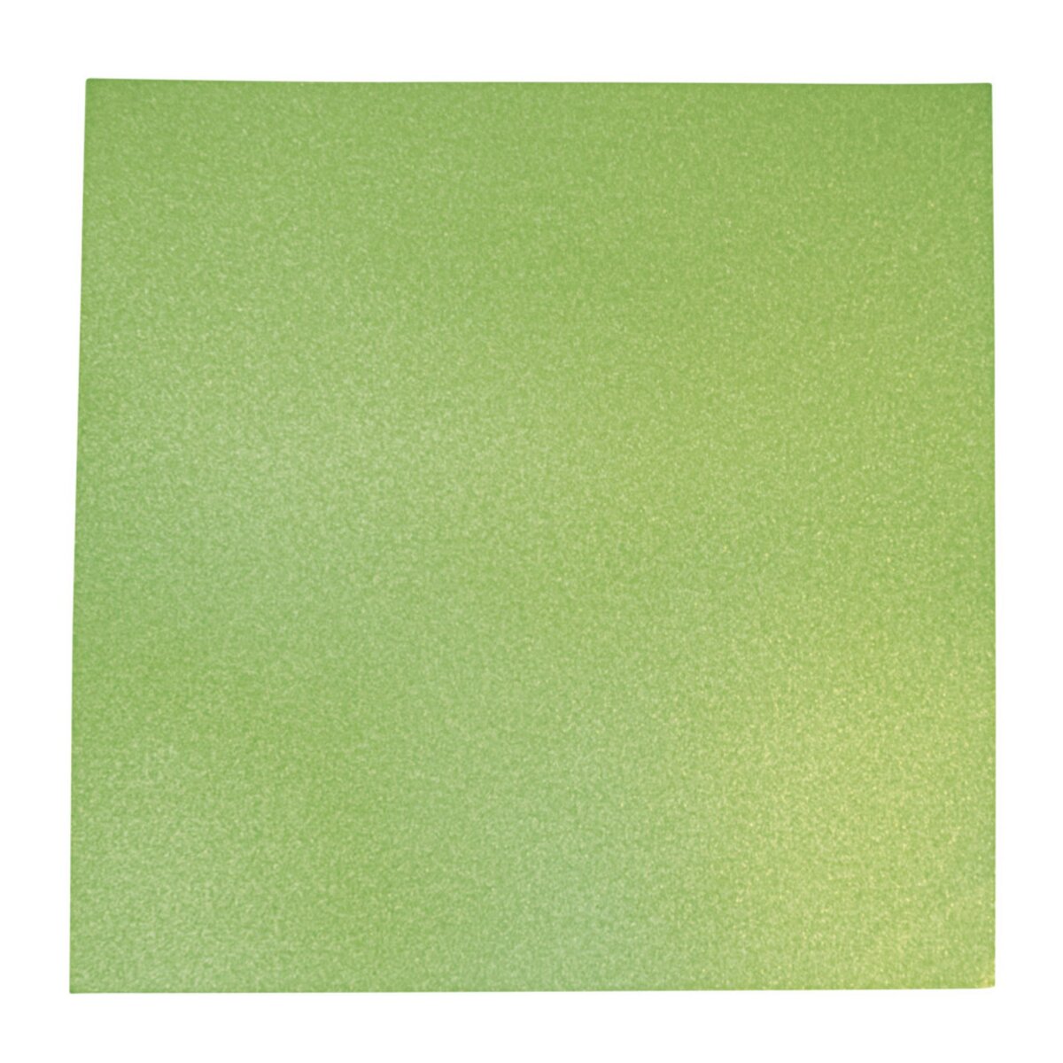 Rayher Papi.scrap. effet mét. Paillettes fines, vert mai, 30,5x30,5cm, 210g  / m² - lot de 10 feuilles pas cher 
