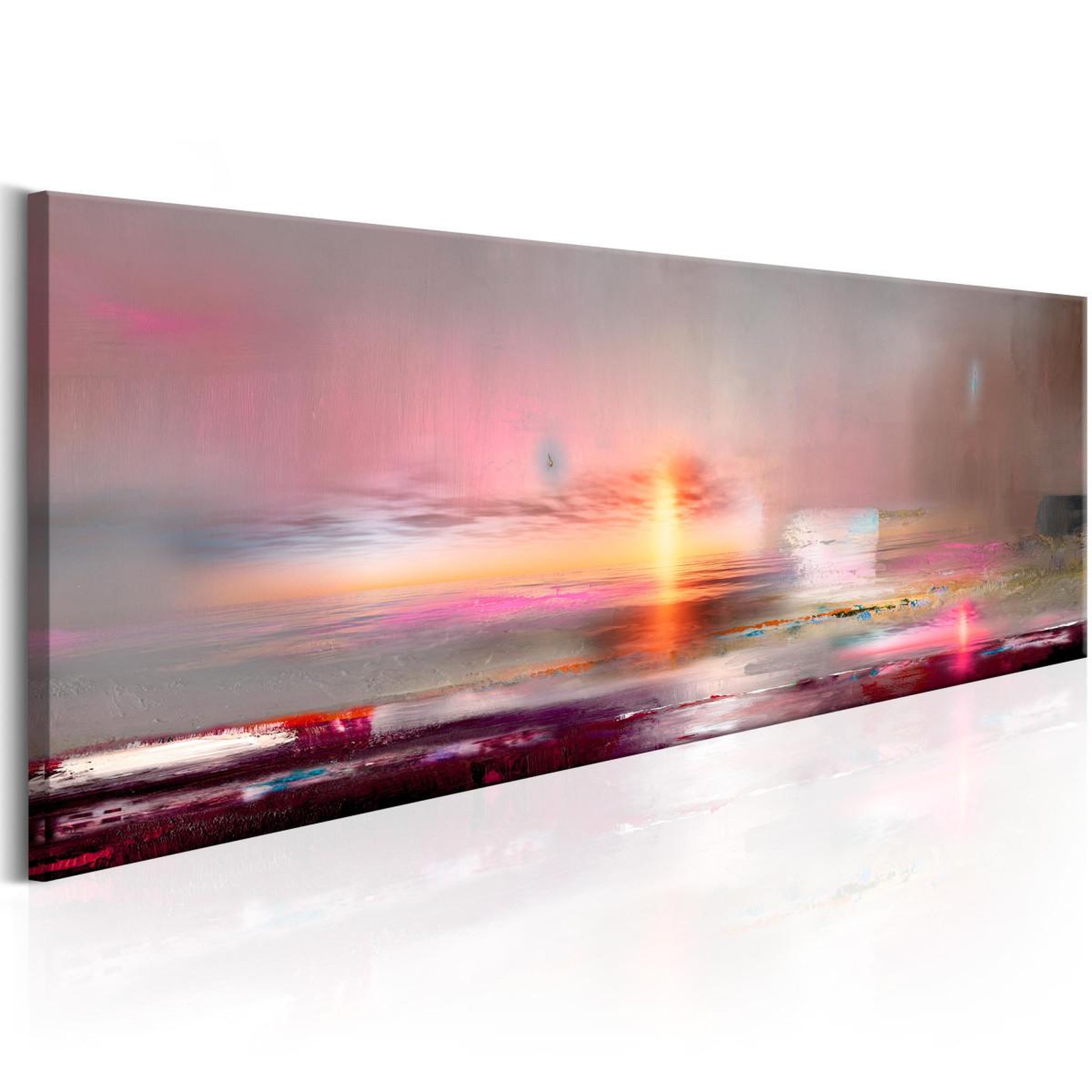 Paris Prix Tableau imprimé  pink beach. Coloris disponibles : Multicolore