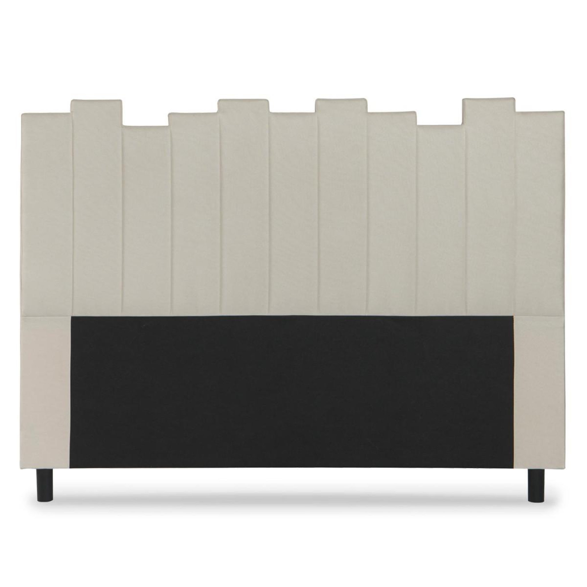 Paris Prix Tête de Lit en Tissu Design  Kenty  160cm Beige