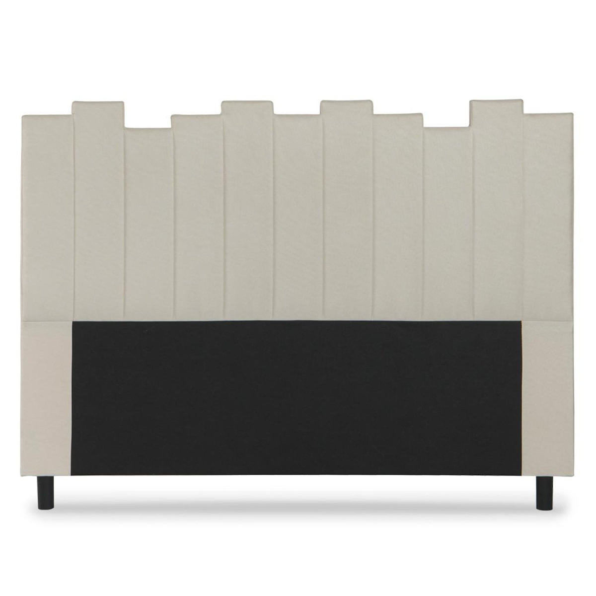Paris Prix Tête de Lit en Tissu Design  Kenty  160cm Beige