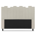 Paris Prix Tête de Lit en Tissu Design  Kenty  160cm Beige