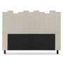 Voir la diapositive 1 : Paris Prix Tête de Lit en Tissu Design  Kenty  160cm Beige
