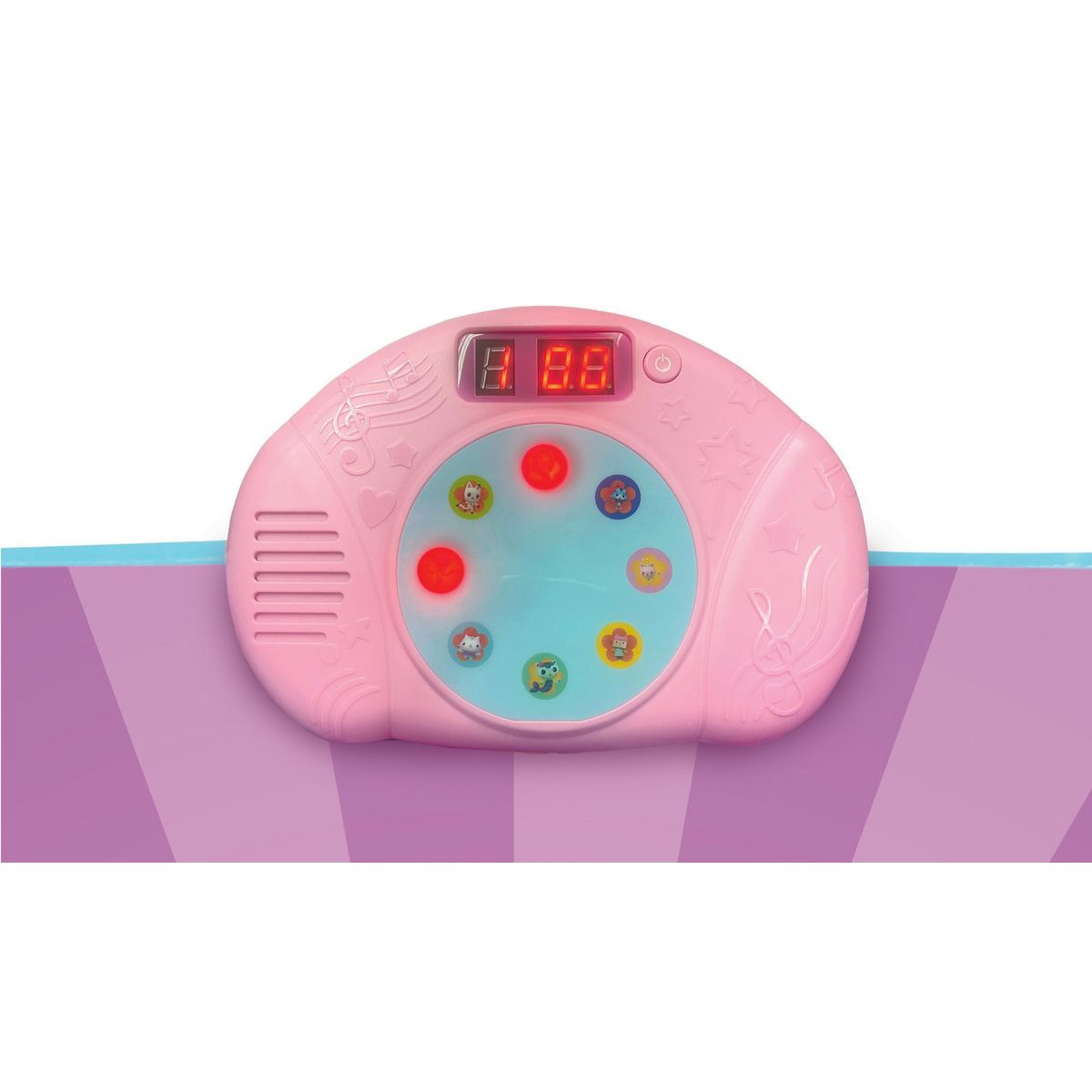 Lexibook Tapis de danse électronique Bluetooth et lumineux Gabby et la maison magique