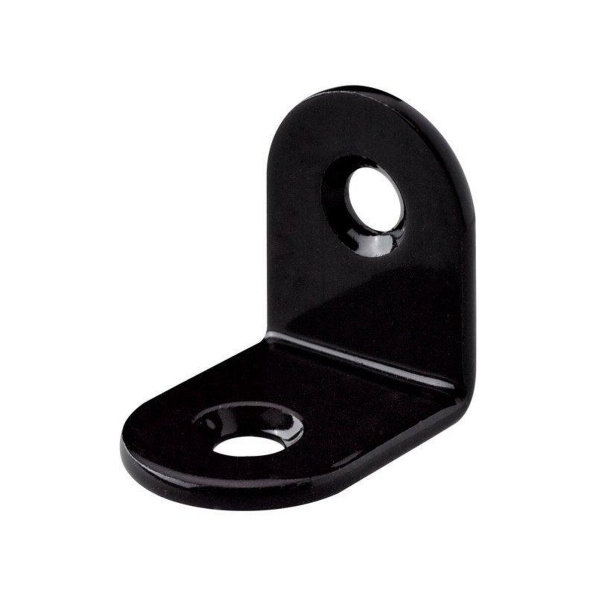CENTRALE BRICO Lot de 10 équerres de chaise acier noir HETTICH, L.10 mm x l.1.5 mm x H.2 cm