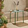 Voir la diapositive 2 : SWEEEK Table de jardin métal 2 places, Amelia 70 x 70cm