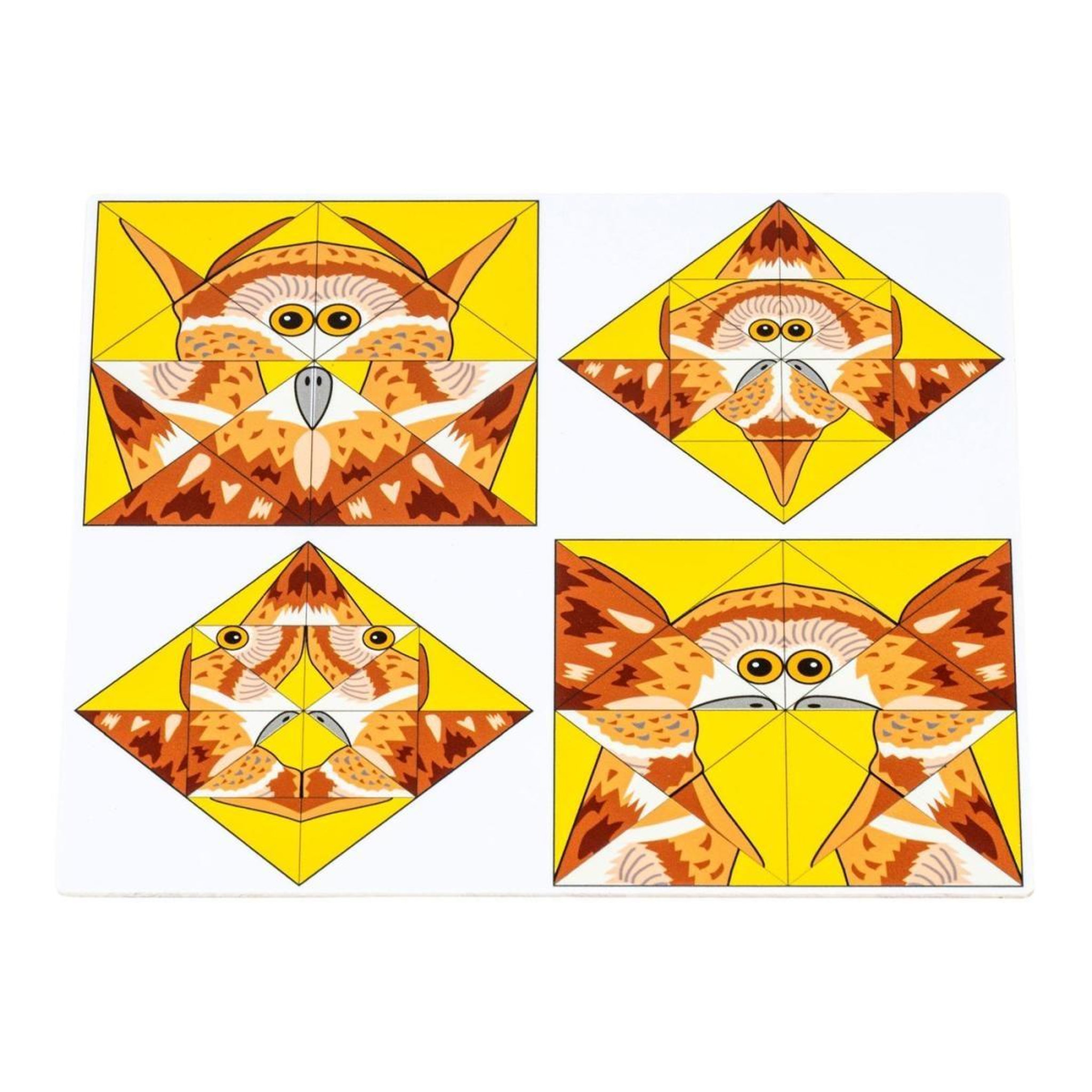 Voir la diapositive 4 : EDUCO Jeu de triangles - art animalier