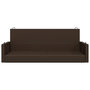 Voir la diapositive 4 : VIDAXL Balancelle marron 119x56x48 cm resine tressee