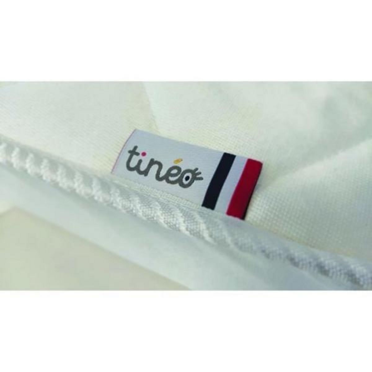 TINEO Matelas bébé climatisé compressé - 70 x 140 cm - Epaisseur 11 cm - Avec Drap housse et Alese - TINEO