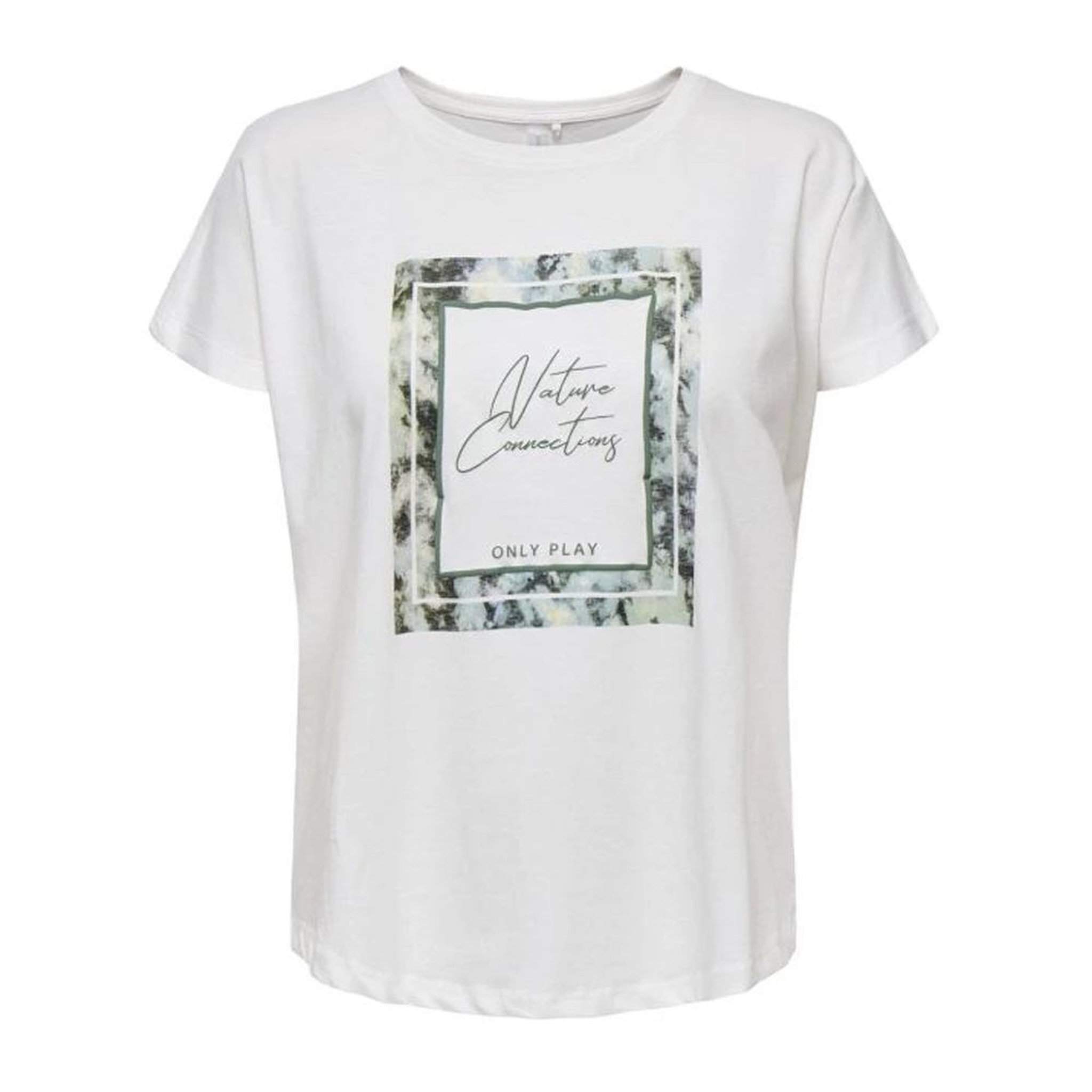 Voir la diapositive 1 : Only T-shirt Blanc Femme Only Life