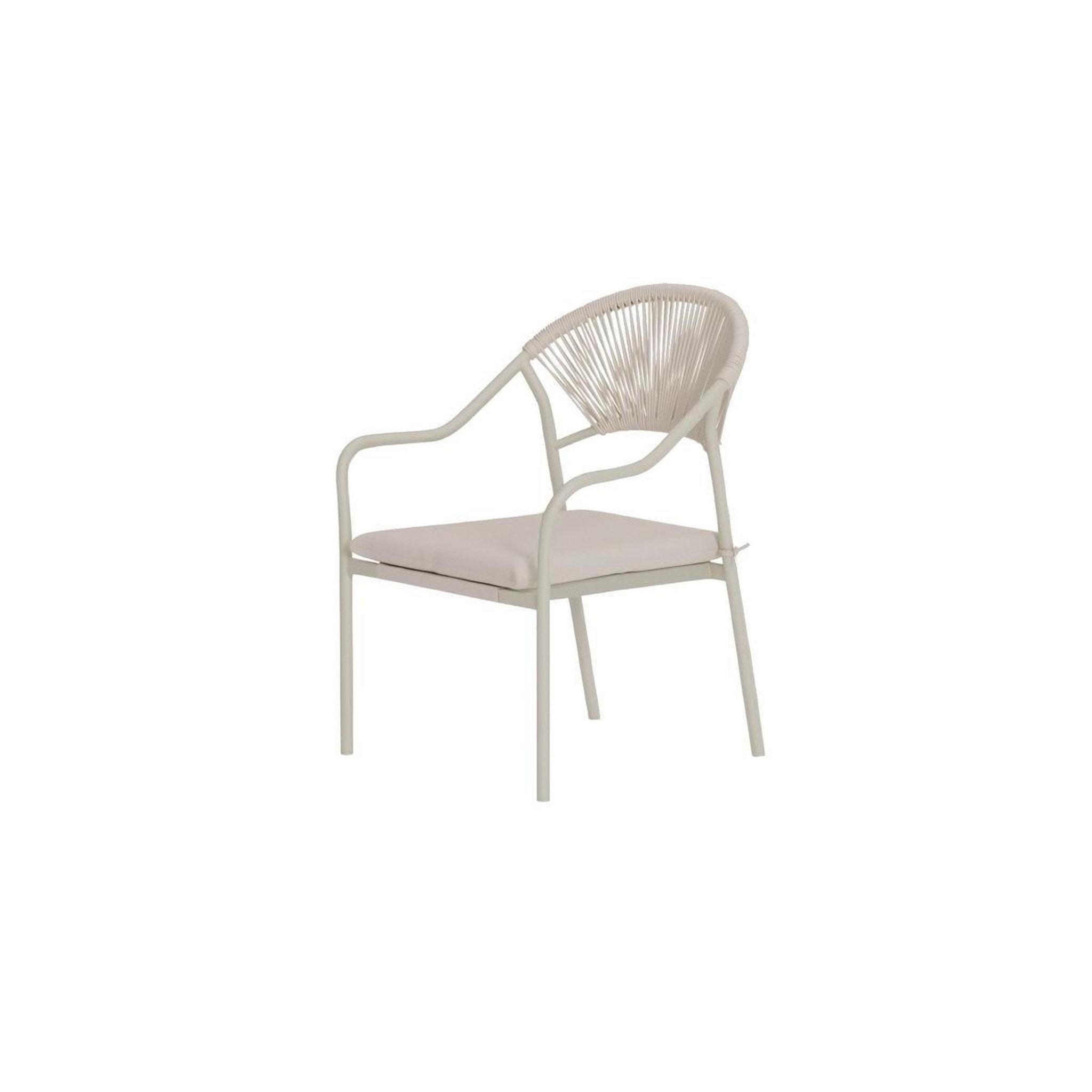 Voir la diapositive 3 : Paris Prix Chaise de jardin  paros   84cm beige