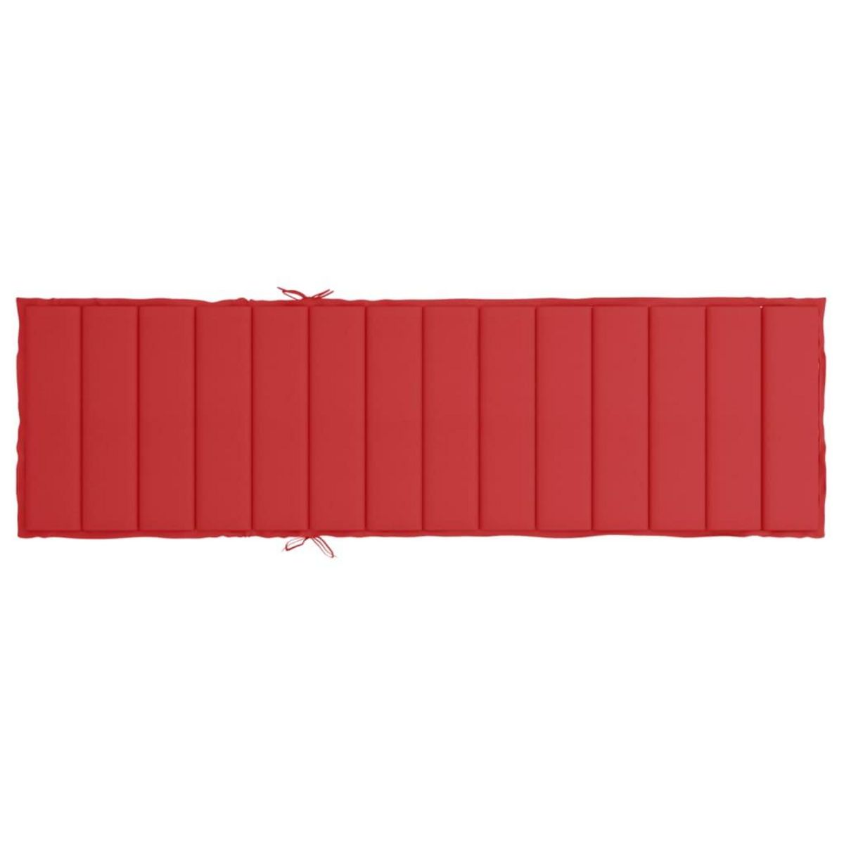 VIDAXL Coussin de chaise longue rouge 200x70x3 cm tissu oxford
