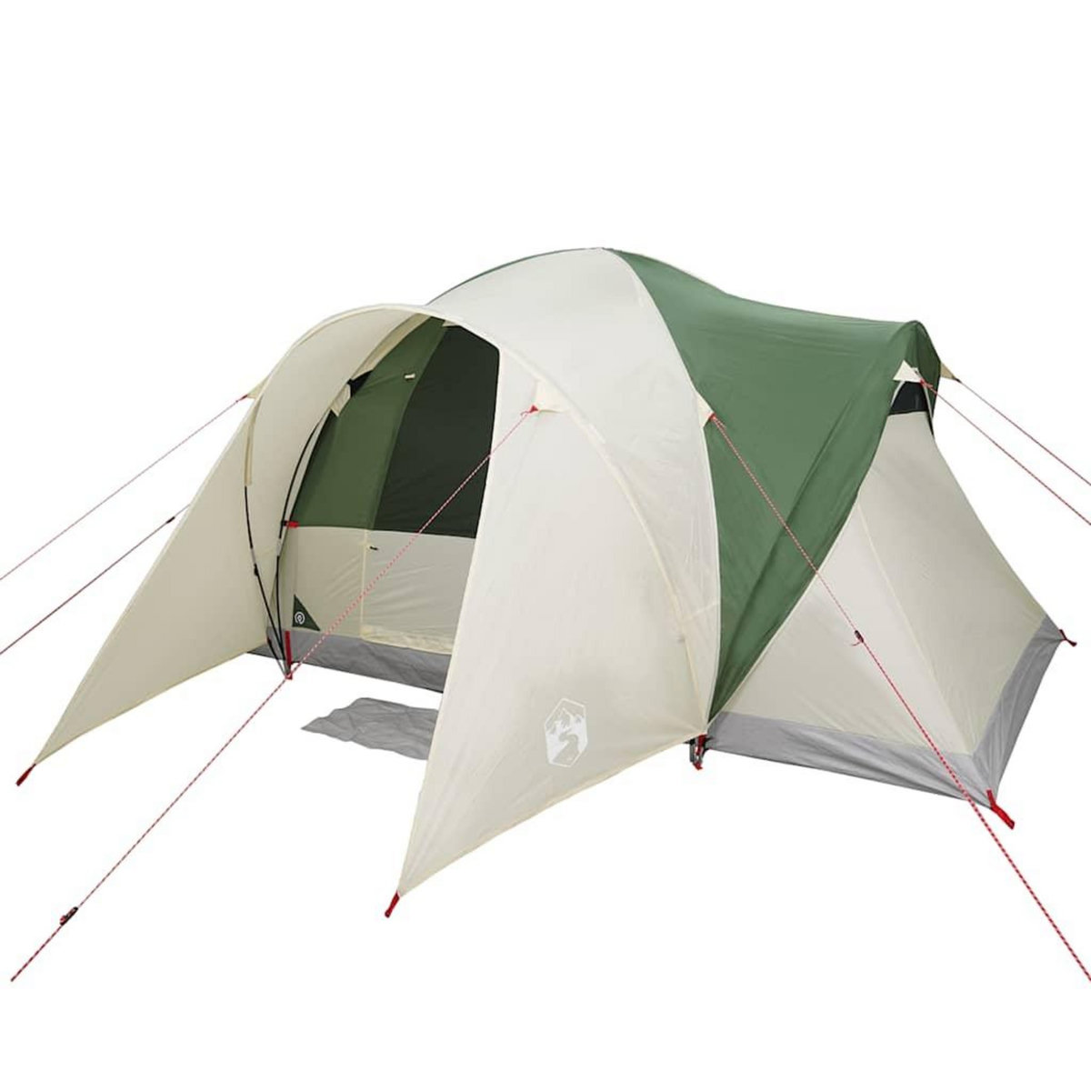 VIDAXL Tente familiale a dome 6 personnes vert impermeable