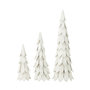 Voir la diapositive 3 : Paris Prix Sapin de Noël en Bois  Pieces  80cm Blanc