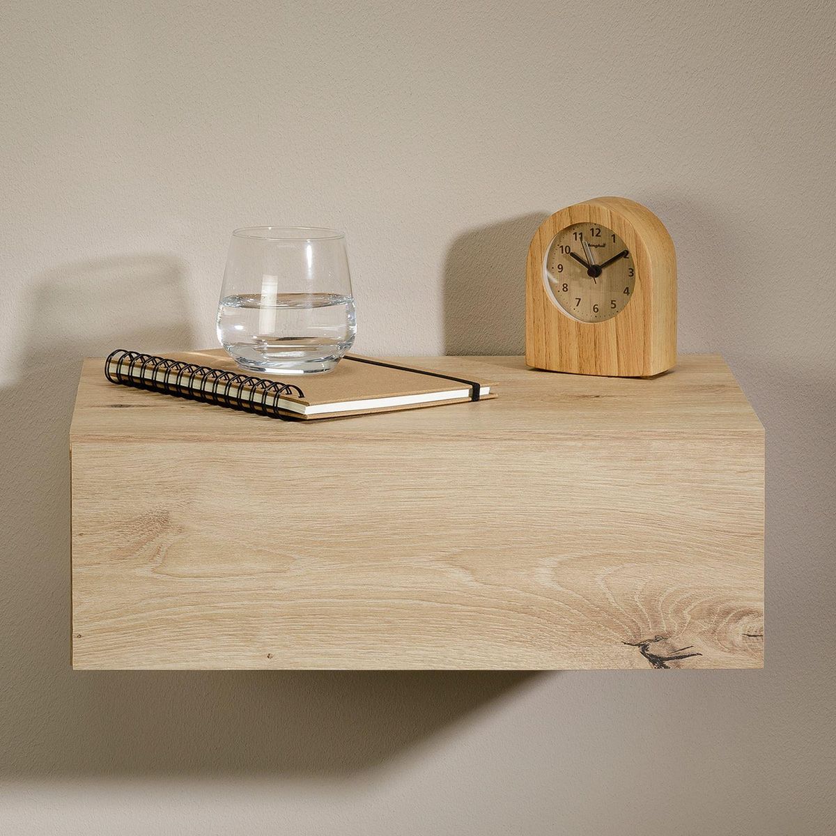 IDIMEX Chevet suspendu OCEANE, en bois