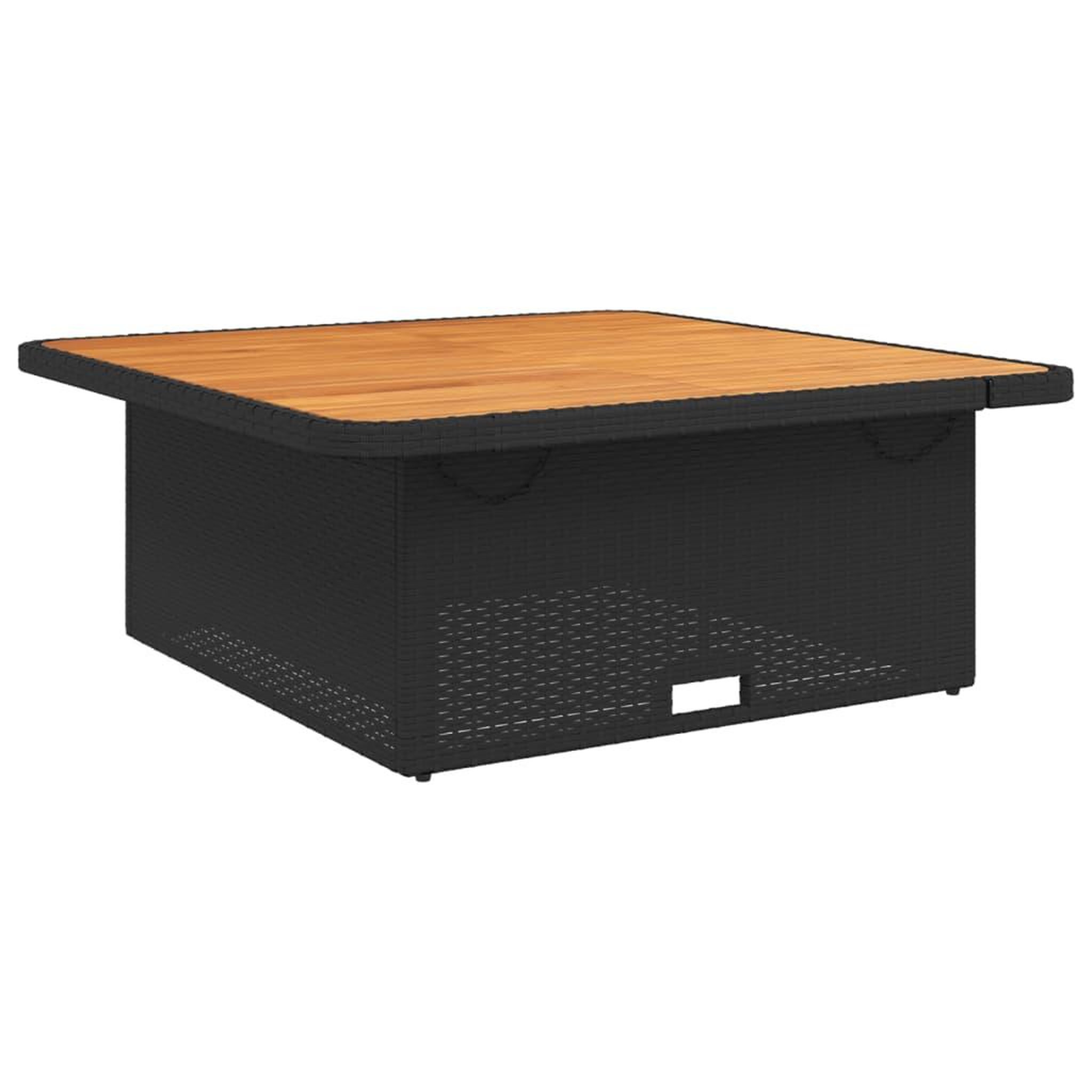 Voir la diapositive 4 : VIDAXL Ensemble a manger de jardin coussins 5pcs Noir Resine tressee