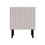 Voir la diapositive 5 : BEST MOBILIER Timote - lot de 2 tables de chevet - écru - 54 cm