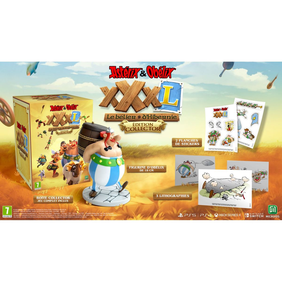 Astérix & Obélix XXXL &ndash; Le Bélier d&rsquo;Hibernie - Collector Edition Nintendo Switch