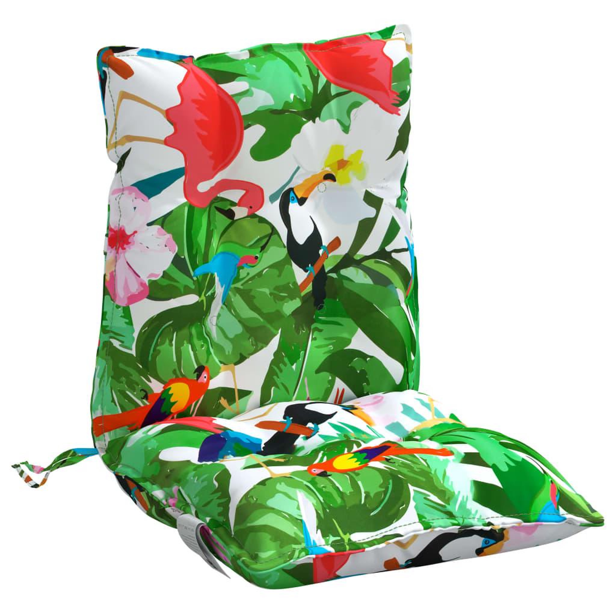 Voir la diapositive 5 : VIDAXL Coussins de chaise a dossier bas lot de 6 multicolore