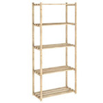 Astigarraga Etagère 5 tablettes à lattes 171x65x30cm - nc-5-30