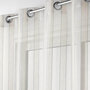 Voir la diapositive 2 : Paris Prix Rideau Voilage à Œillets  Charlize  140x240cm Naturel