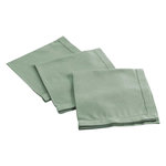 Paris Prix Lot de 3 Serviettes de Table  Charline  40x40cm Vert Cèdre