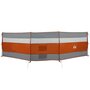 Voir la diapositive 2 : VIDAXL Brise vent de camping gris et orange 508x130 cm imperméable