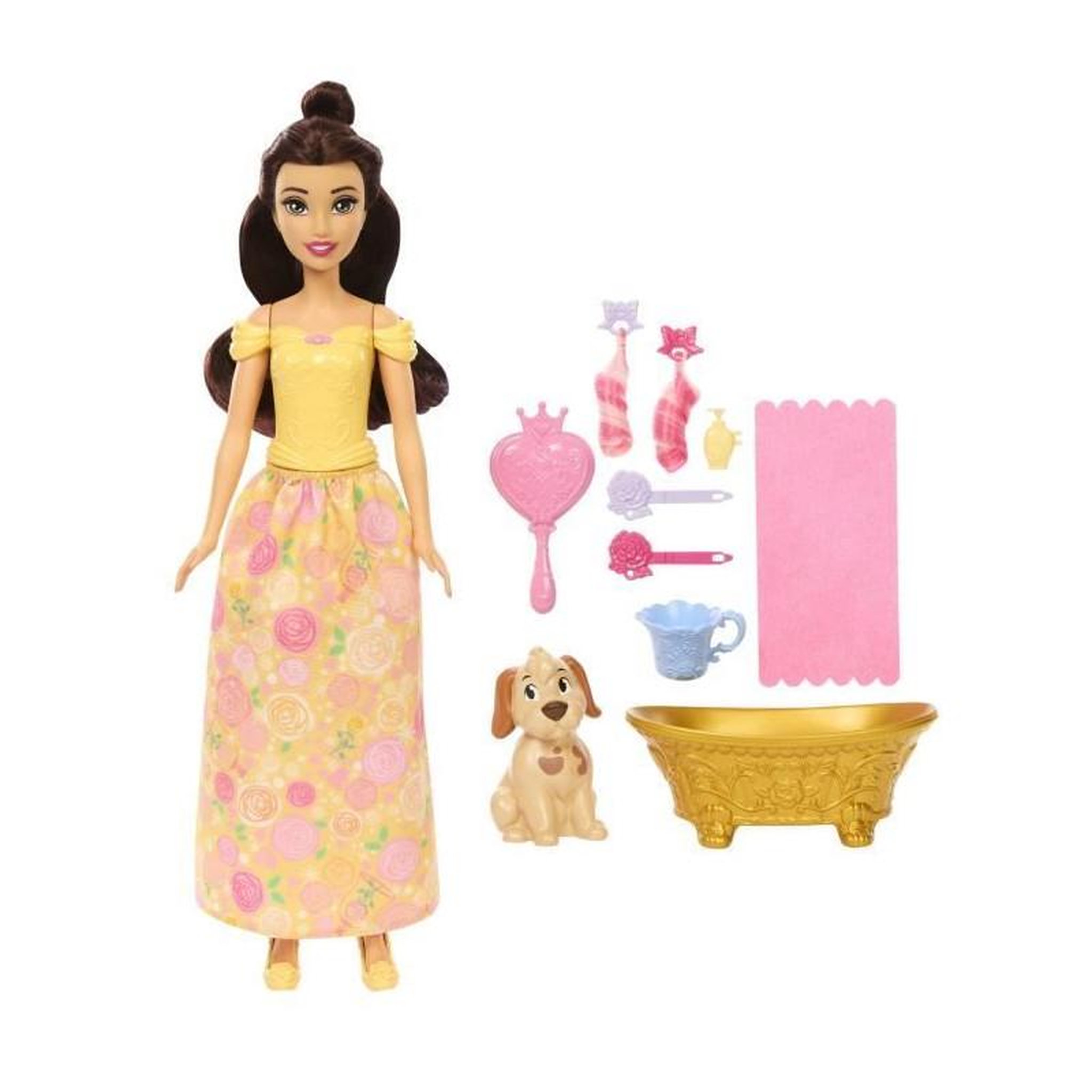 Voir la diapositive 3 : DISNEY Poupée Disney Jaune Disney Princess JFC42