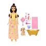 Voir la diapositive 3 : DISNEY PRINCESS Disney - Coffret Princesse Belle et son chien a toiletter - Avec baignoire - Disney Princess - JFC42