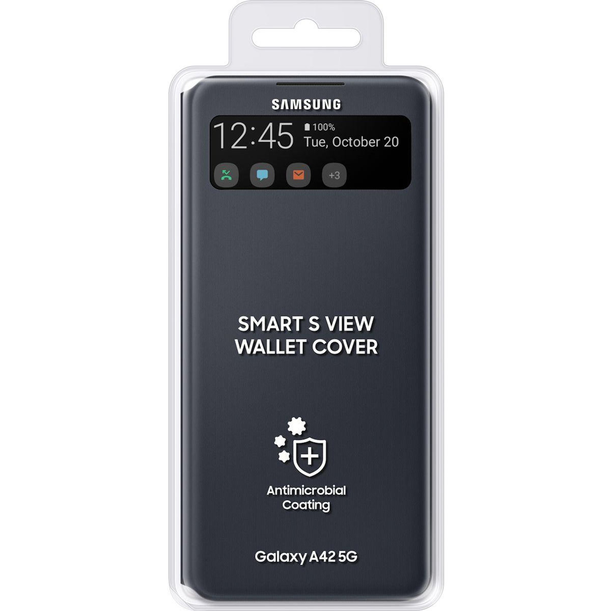 Samsung Etui A42 5G View cover noir