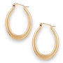 Voir la diapositive 1 : L'ATELIER D'AZUR Boucles d'Oreilles Créoles - Or Jaune - Femme