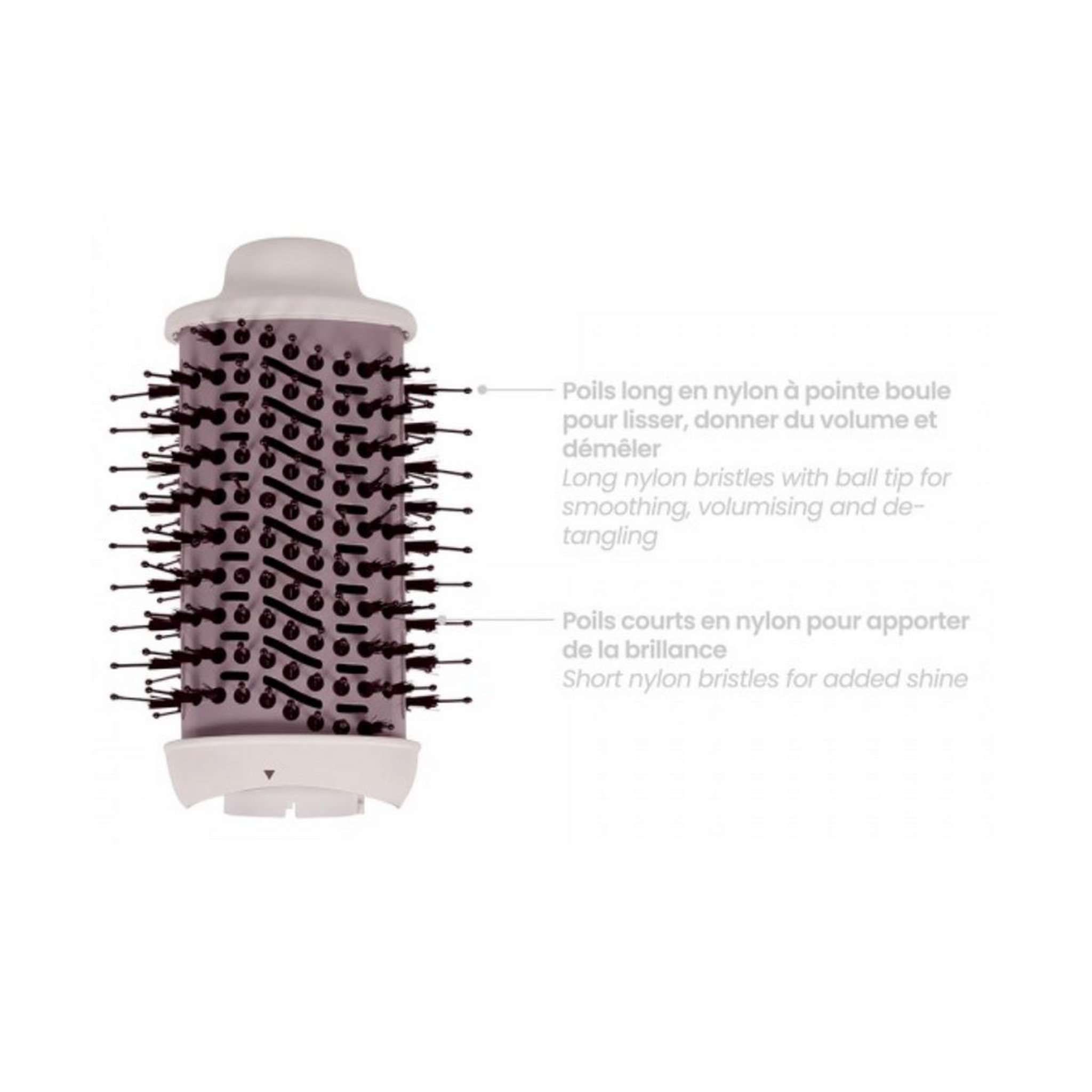 Voir la diapositive 3 : LIVOO Brosse soufflante 1200w violet - dos211