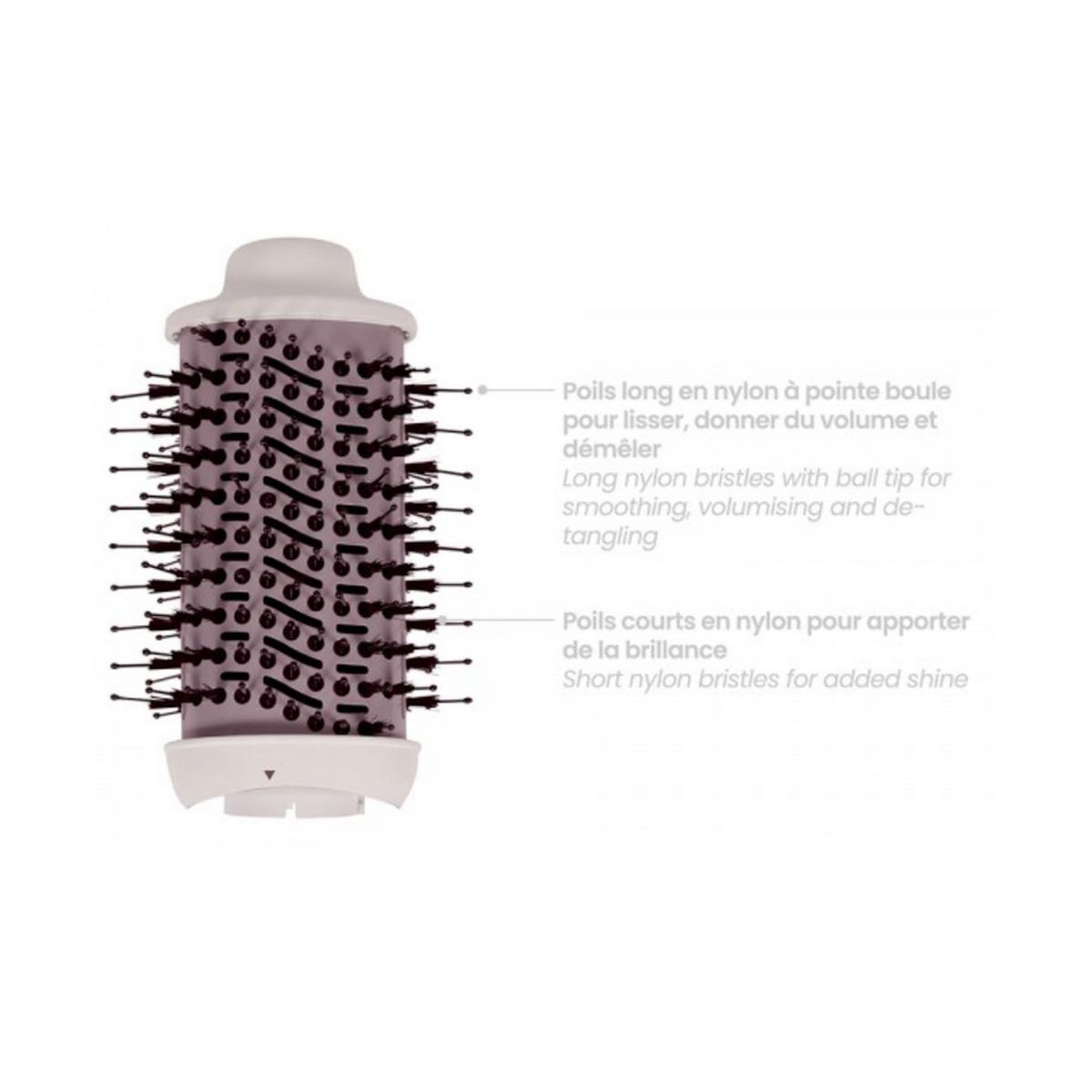 LIVOO Brosse soufflante 1200w violet - DOS211