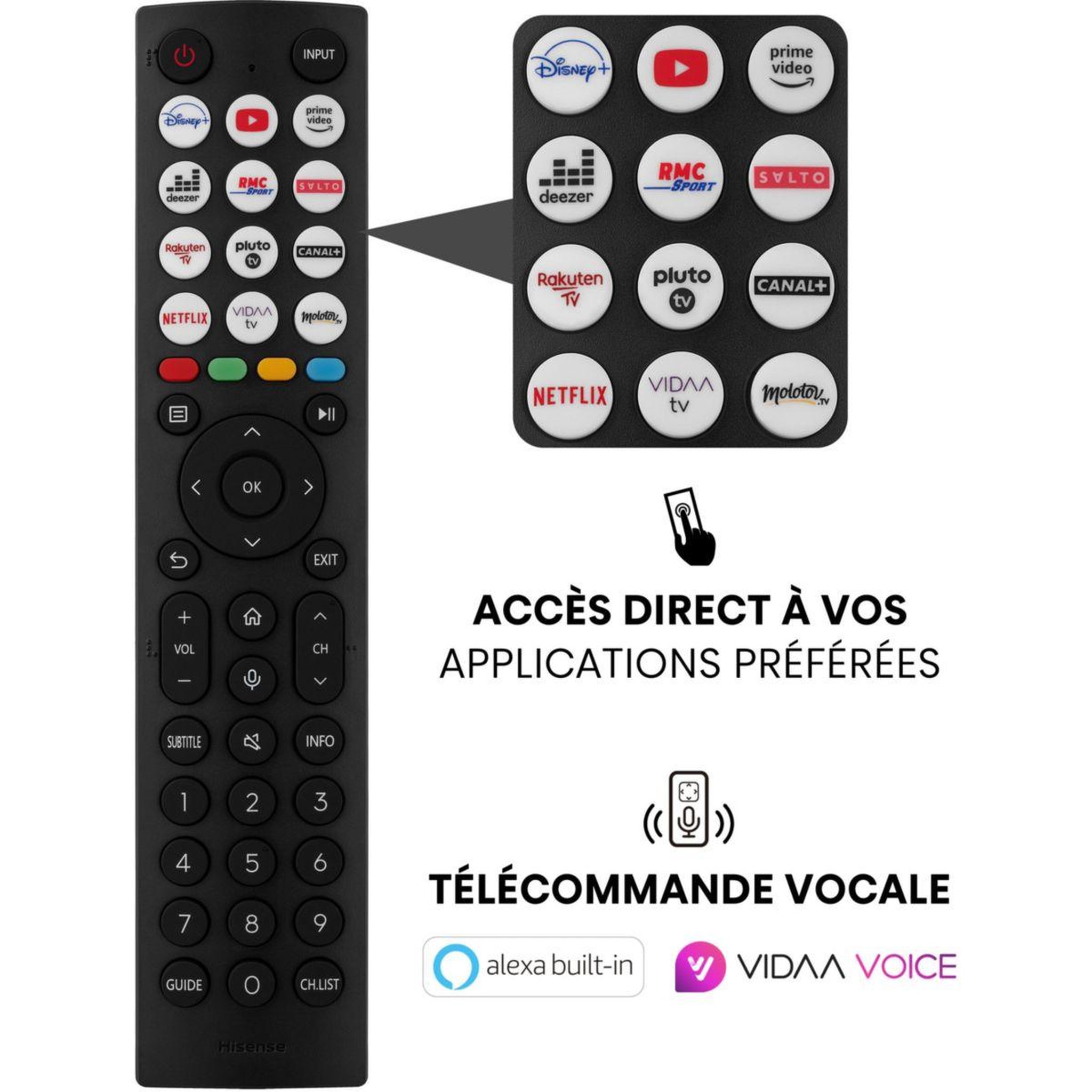 Voir la diapositive 6 : Hisense TV QLED 75E7KQ PRO