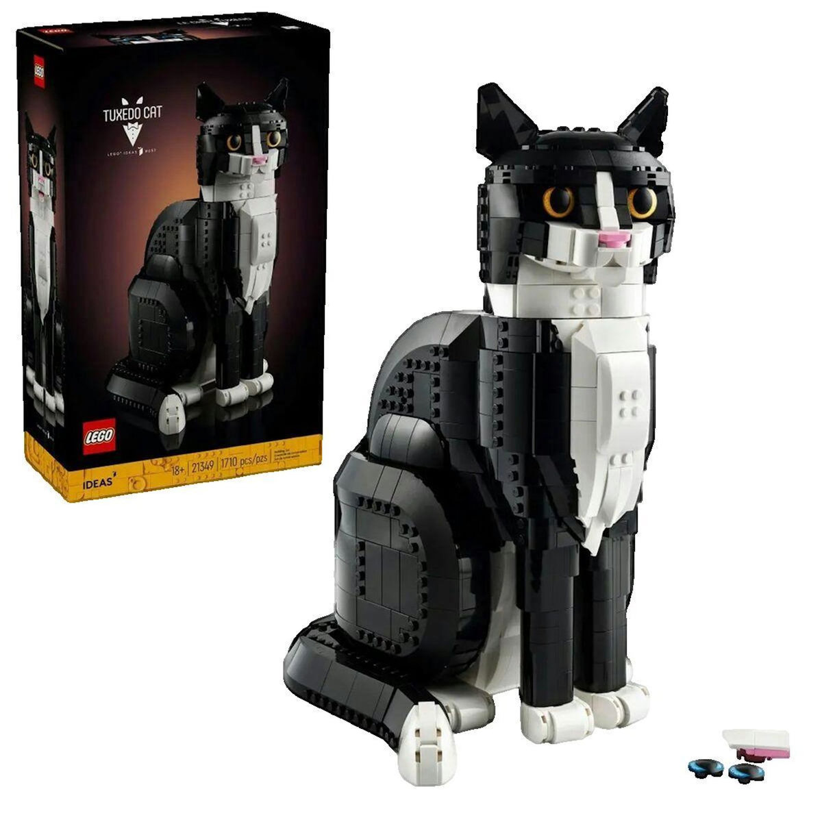 LEGO Ensemble de construction LEGO Ideas Tuxedo Cat noir et blanc