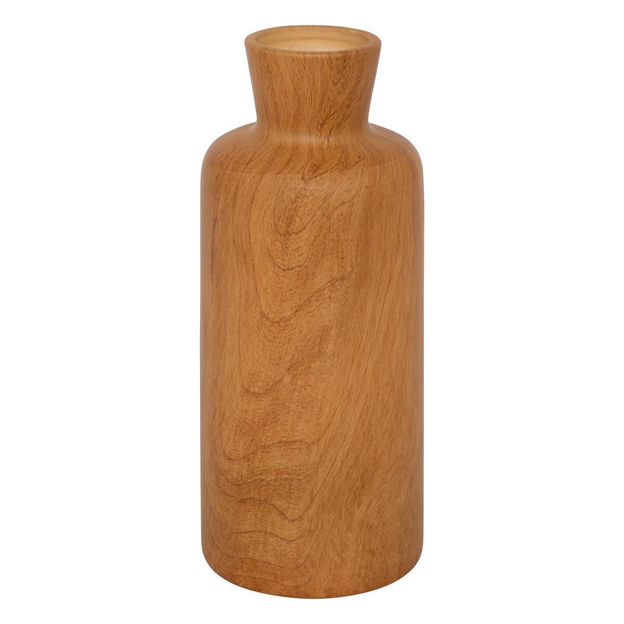 ATMOSPHERA Vase déco effet bois  soa  30cm marron