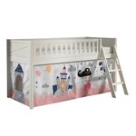Paris Prix Lit Enfant Tente  Scott Princesse Sophie  90x200cm Blanc