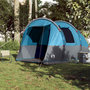 Voir la diapositive 3 : VIDAXL Tente de camping tunnel 4 personnes bleu impermeable