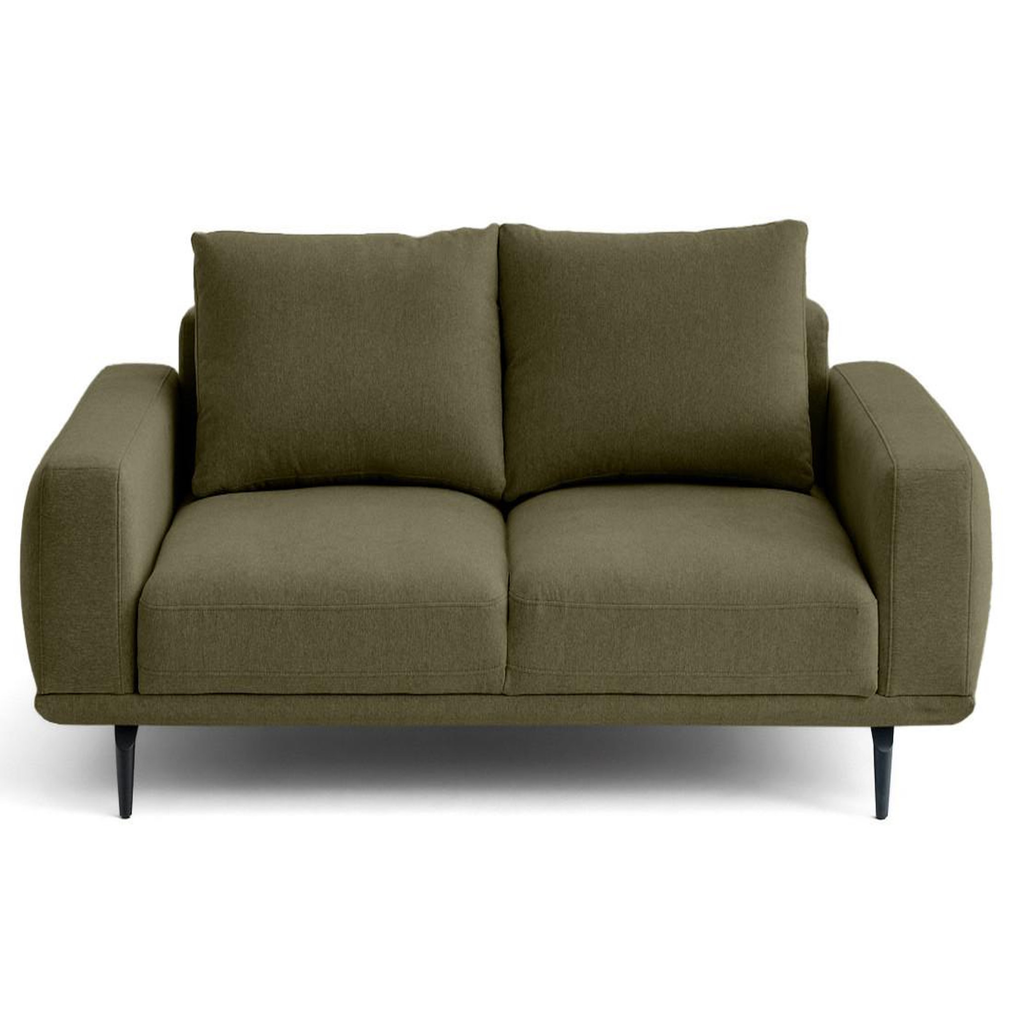 Voir la diapositive 1 : LISA DESIGN Vicence - canapé droit 2 places en tissu