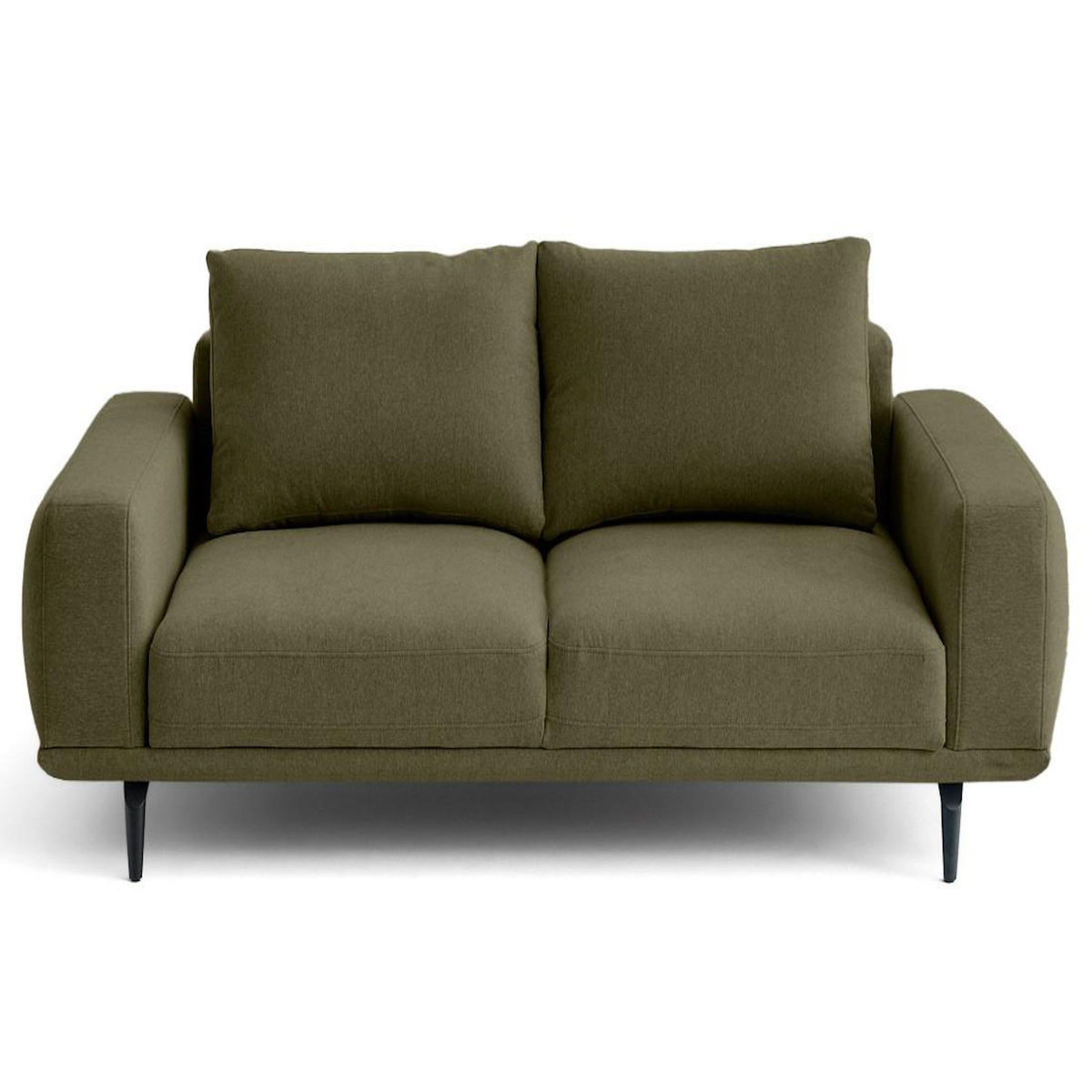 LISA DESIGN Vicence - canapé droit 2 places en tissu