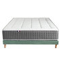 Voir la diapositive 6 : IDLITERIE Matelas ressorts MAX, 7 zones, sommier rigide, pack couette oreiller