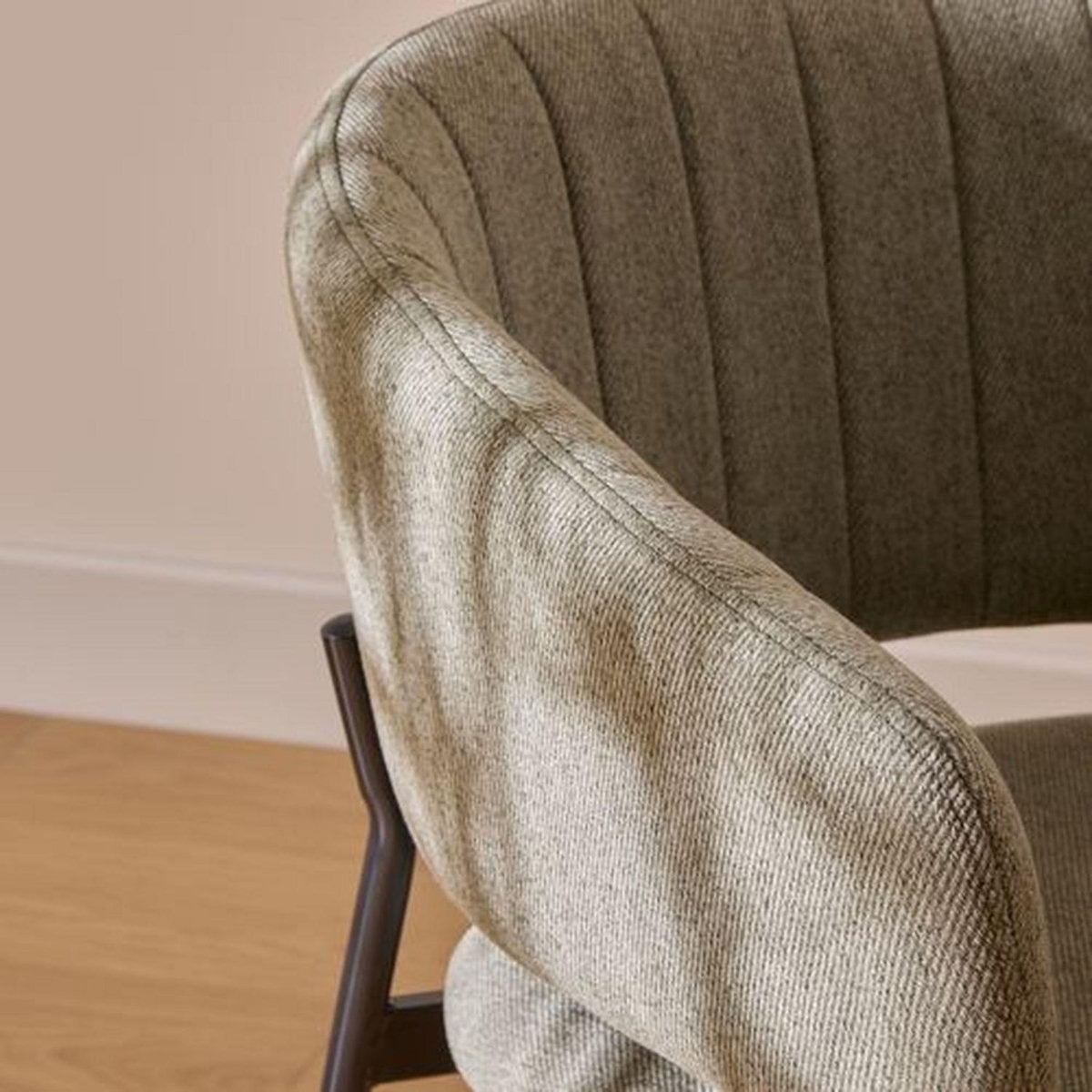 ATMOSPHERA Lot de 2 fauteuils à diner en tissu SOLEA