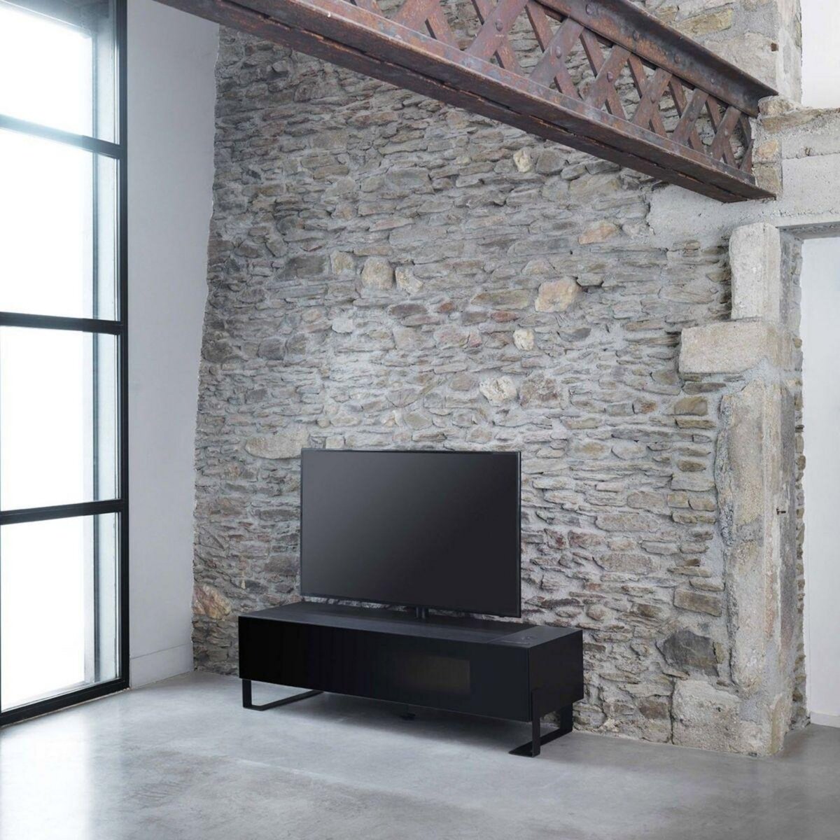 Erard Support mural TV Colonne L/XL pour écrans de 40'' à 85''