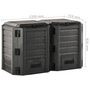 Voir la diapositive 6 : VIDAXL Composteur de jardin Noir 800 L