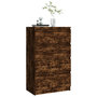 Voir la diapositive 4 : VIDAXL Buffet Chene fume 60x35x98,5 cm Bois d'ingenierie