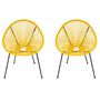 Voir la diapositive 1 : Habitat et Jardin Lot de 2 fauteuils de jardin  Ania  - Jaune