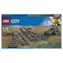 LEGO City 60238 - Les aiguillages, Ensemble d'Accessoires d'Extension City Train