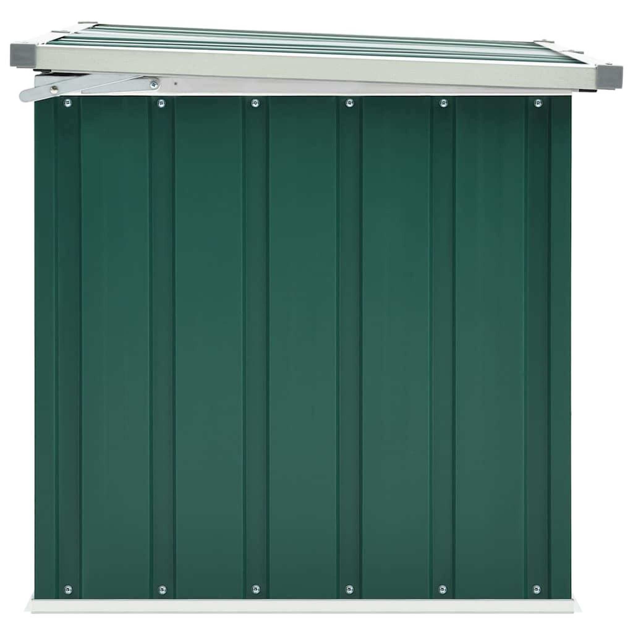 Voir la diapositive 4 : VIDAXL Boîte de rangement de jardin Vert 109x67x65 cm