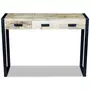 VIDAXL Table console avec 3 tiroirs bois de manguier 110x35x78 cm
