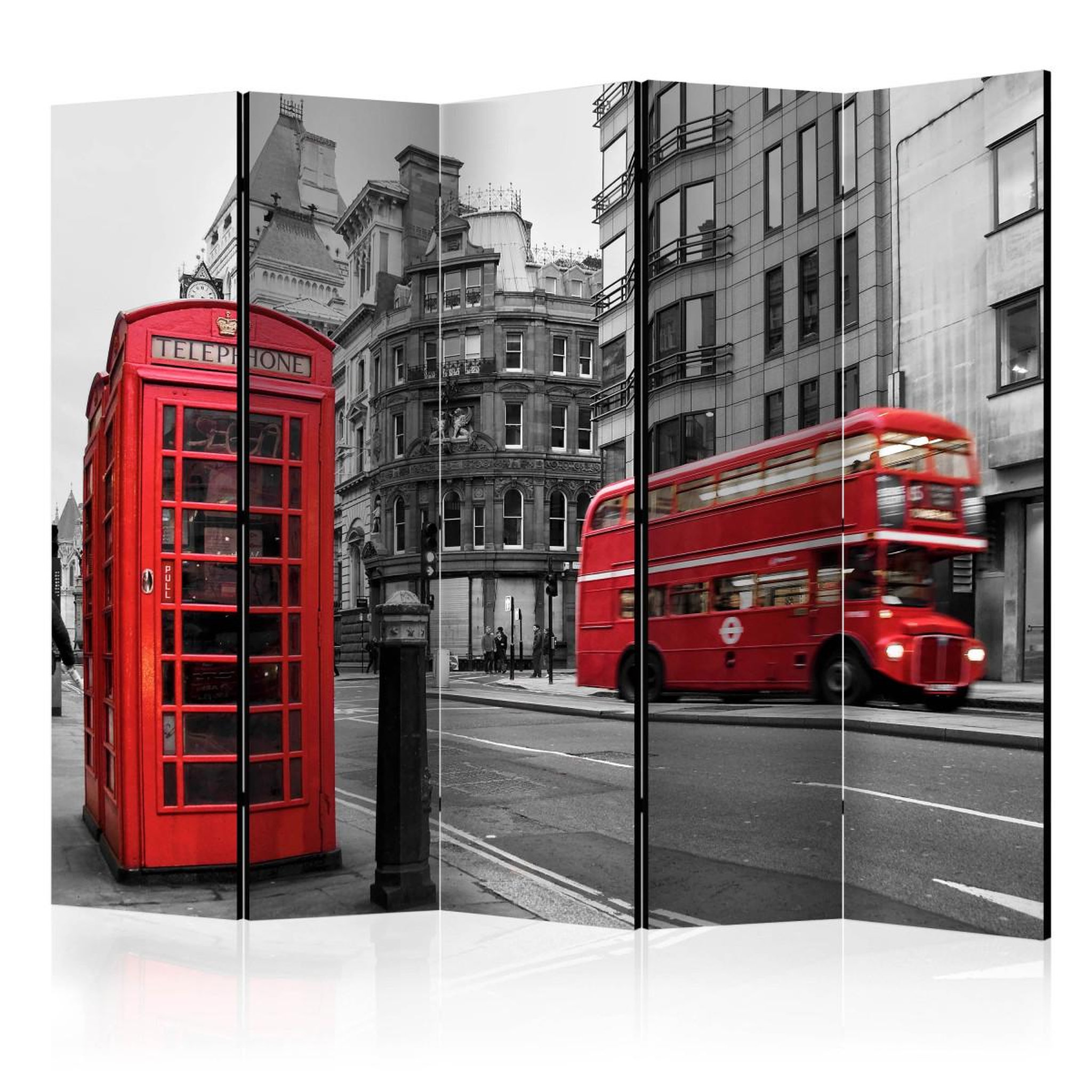 Paris Prix Paravent 5 volets  london icons  172x225cm